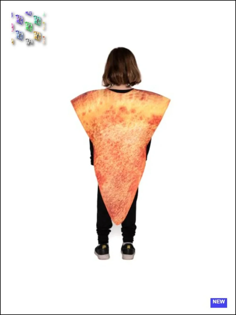 Kids Halloween Pizza Costume Slice Food Dress Up Party